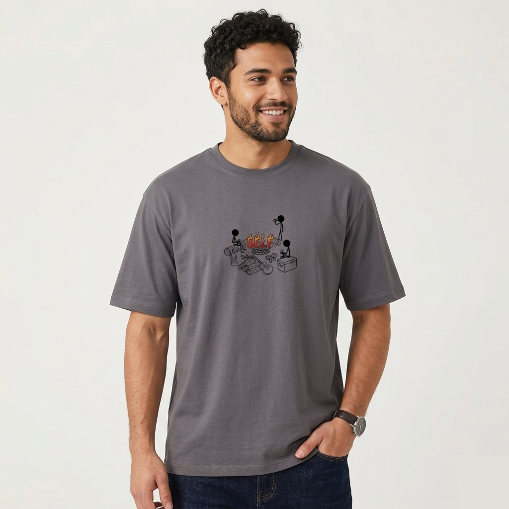 Beers & Fire Tee — fire pit