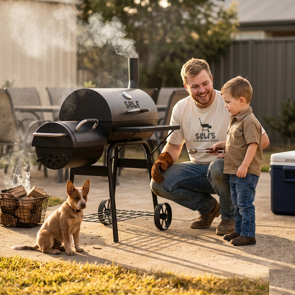 Fine Smoked Meats Tee — backyard